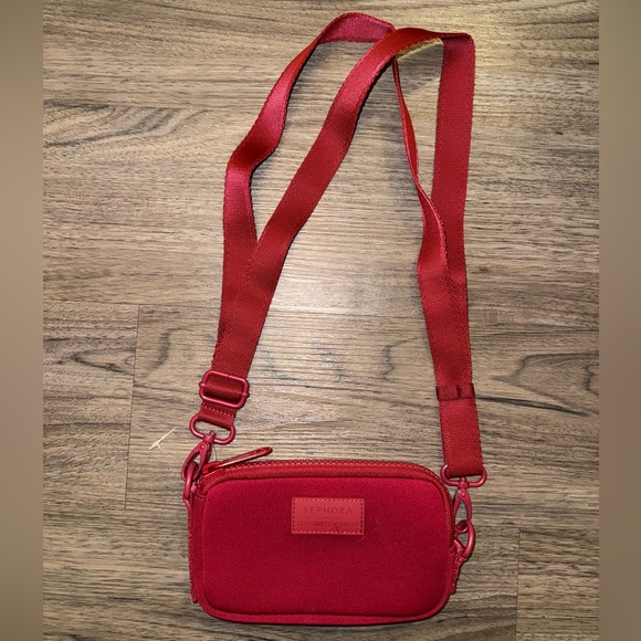 Dagne Dover x Sephora Mara Neoprene Phone Sling Crossbody In Spice Red - Picture 1 of 3